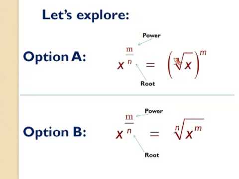 Fractional Exponents